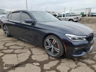 2017 BMW 7 Series ALPINA B7 xDrive with VIN WBA7F2C58HG421318, listed as a Copart auction lot 83636614 with Not provided miles and Salvage title. Bid and sale history available at DreamBid. Image 4.
