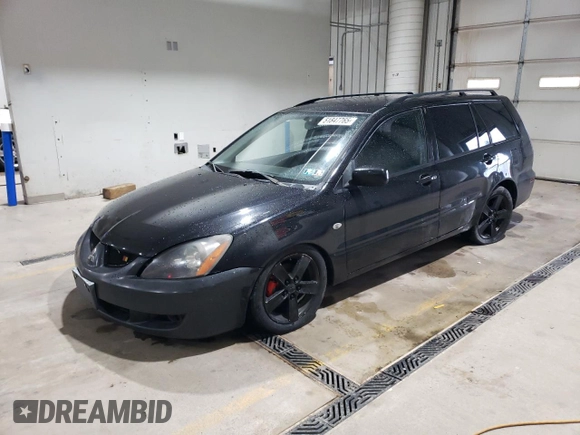 2004 Mitsubishi Lancer z VIN JA3AD29F44U024617, wystawiony jako Copart lot #51847765 z przebiegiem 172 585 mil mil oraz Szkoda całkowita • Salvage title. Historia ofert i sprzedaży dostępna na DreamBid. Obrazek 1.