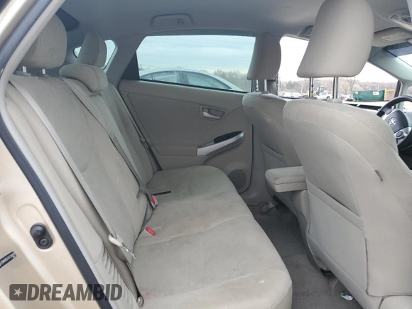 2010 Toyota Prius II with VIN JTDKN3DU7A1240697, listed as a Copart auction lot 50901915 with 125,344 mi miles and Salvage Title. Bid and sale history available at carsss.com. Image 10.