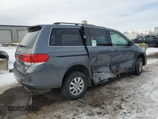 2010 Honda Odyssey EX with VIN 5FNRL3H49AB042452, listed as a Copart auction lot 45664325 with 76,521 mi miles and Salvage Title. Bid and sale history available at carsss.com. Image 3.