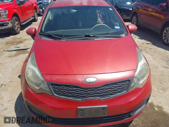 2013 Kia Rio LX with VIN KNADM4A37D6189199, listed as a IAAI auction lot 41992159 with 168,525 mi miles and . Bid and sale history available at DreamBid. Image 12.