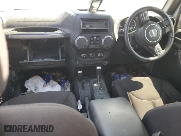 2018 Jeep Wrangler JK Unlimited Sport S with VIN 1C4BJWDG4JL849953, listed as a Copart auction lot 65655094 with 134,578 mi miles and Salvage Title. Bid and sale history available at carsss.com. Image 8.