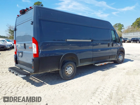 2022 Ram ProMaster Cargo with VIN 3C6MRVJG6NE116762, listed as a IAAI auction lot 40549769 with 77,027 mi miles and . Bid and sale history available at DreamBid. Image 4.