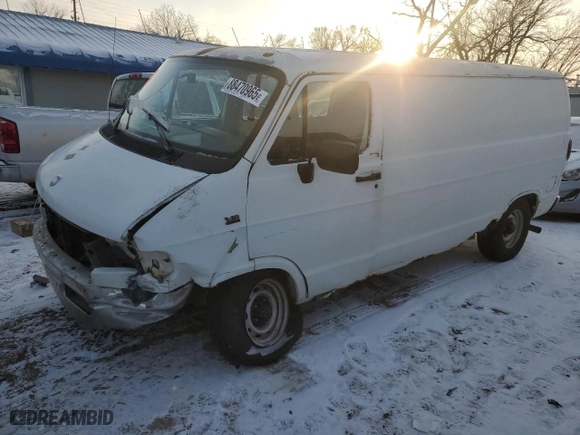 1995 Dodge Ram Van with VIN 2B7HB21Y6SK555744, listed as a Copart auction lot 88470965 with NaN miles and Salvage Title. Bid and sale history available at carsss.com. Image 1.