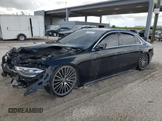 2022 Mercedes-Benz S 500 z VIN W1K6G6DB1NA160612, wystawiony jako Copart lot #60078225 z przebiegiem Nie podano mil oraz Czysty tytuł • Clean title. Historia ofert i sprzedaży dostępna na DreamBid. Obrazek 1.
