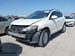 2012 Nissan Murano S with VIN JN8AZ1MU7CW116198, listed as a IAAI auction lot 41823282 with 128,723 mi miles. Bid and sale history available at carsss.com. Image 2.