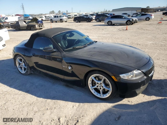 2007 BMW Z4 3.0si with VIN 4USBU53537LX02592, listed as a Copart auction lot 48016515 with NaN miles and Clean Title. Bid and sale history available at carsss.com. Image 4.