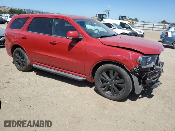 2013 Dodge Durango R/T with VIN 1C4SDHCT9DC689526, listed as a Copart auction lot 56386035 with 65,242 mi miles and Salvage title. Bid and sale history available at DreamBid. Image 4.