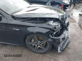 2018 Mercedes-Benz C 43 AMG with VIN 55SWF6EB9JU248383, listed as a IAAI auction lot 41226587 with 125,676 mi miles and . Bid and sale history available at carsss.com. Image 19.