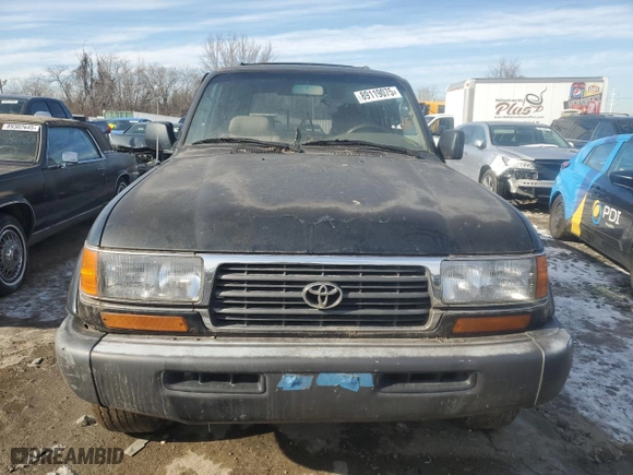 1996 Toyota Land Cruiser with VIN JT3HJ85JXT0147869, listed as a Copart auction lot 89119075 with 161,207 mi miles and Salvage Title. Bid and sale history available at carsss.com. Image 5.