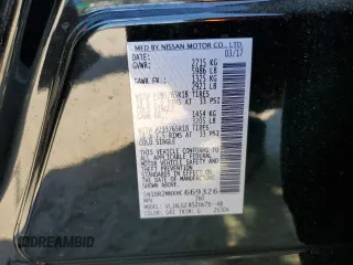 2017 Nissan Pathfinder SL with VIN 5N1DR2MNXHC669326, listed as a Copart auction lot 53086465 with 53,242 mi miles and Salvage title. Bid and sale history available at DreamBid. Image 15.