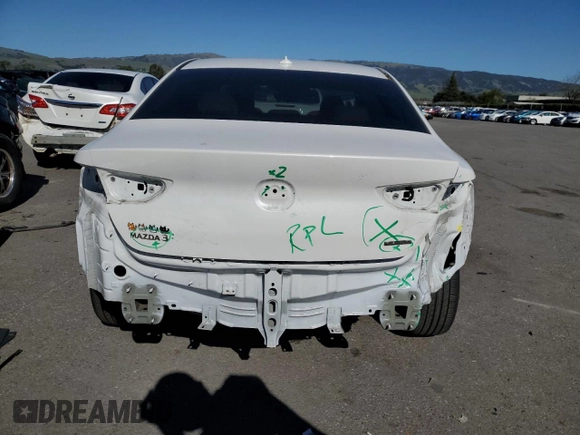 2019 Mazda 3 Preferred with VIN 3MZBPADL9KM105583, listed as a Copart auction lot 48248385 with 36,420 mi miles and Salvage Title. Bid and sale history available at DreamBid. Image 6.
