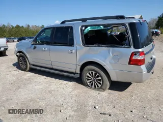2017 Ford Expedition Max XLT with VIN 1FMJK1HT6HEA61107, listed as a Copart auction lot 43619345 with 168,523 mi miles and Salvage title. Bid and sale history available at DreamBid. Image 2.