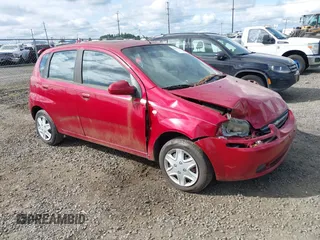 2008 Chevrolet Aveo LS with VIN KL1TD66658B037309, listed as a IAAI auction lot 42119661 with Not Provided miles and . Bid and sale history available at DreamBid. Image 1.