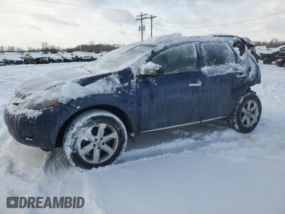 2010 Nissan Murano LE with VIN JN8AZ1MW7AW125434, listed as a Copart auction lot 88485495 with 135,853 mi miles and Clean Title. Bid and sale history available at carsss.com. Image 1.