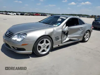 2003 Mercedes-Benz SL 500 z VIN WDBSK75F53F055343, wystawiony jako Copart lot #59040214 z przebiegiem 107 014 mil mil oraz Szkody całkowita. Historia ofert i sprzedaży dostępna na DreamBid. Obrazek 1.