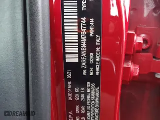2021 Alfa Romeo Giulia Ti with VIN ZARFANBN4M7647744, listed as a Copart auction lot 51036045 with 83,974 mi miles and Salvage Title. Bid and sale history available at carsss.com. Image 12.