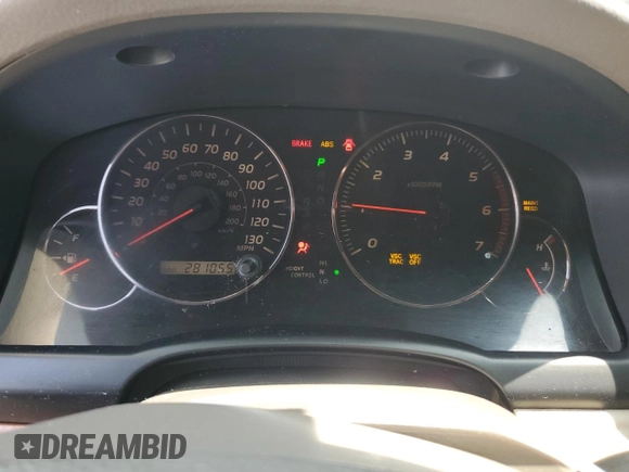2003 Lexus GX 470 z VIN JTJBT20X230014167, wystawiony jako Copart lot #59575195 z przebiegiem 281 055 mil mil oraz Czysty tytuł • Clean title. Historia ofert i sprzedaży dostępna na DreamBid. Obrazek 9.