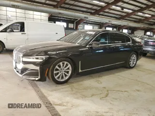 2020 BMW 7 Series 740i xDrive with VIN WBA7T4C06LGF97045, listed as a Copart auction lot 42745735 with 115,509 mi miles and Clean Title. Bid and sale history available at carsss.com. Image 1.