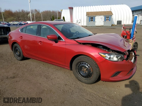 2017 Mazda Mazda6 Touring with VIN JM1GL1V59H1129408, listed as a Copart auction lot 54129295 with 90,672 mi miles and Salvage Title. Bid and sale history available at carsss.com. Image 4.