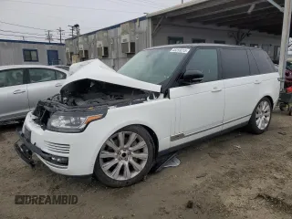 2015 Land Rover Range Rover Supercharged с VIN SALGS3TF6FA223147, выставлен на аукционе Copart как лот 48259215 с пробегом 105 642 миль миль и Чистый • Clean title. История ставок и продаж доступна на DreamBid. Изображение 1.