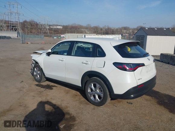 2024 Honda HR-V LX with VIN 3CZRZ2H36RM725419, listed as a IAAI auction lot 41770936 with 26,608 mi miles and . Bid and sale history available at DreamBid. Image 3.