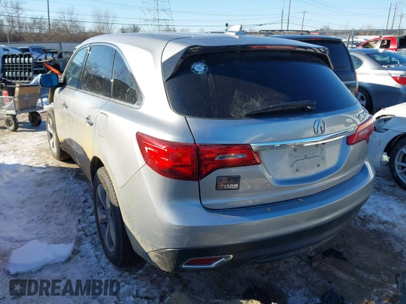 2016 Acura MDX with VIN 5FRYD4H26GB048438, listed as a IAAI auction lot 41315279 with 146,685 mi miles. Bid and sale history available at carsss.com. Image 3.