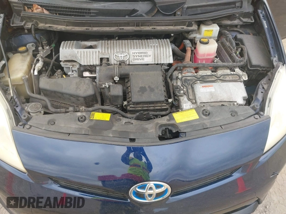 2012 Toyota Prius One z VIN JTDKN3DU8C1595512, wystawiony jako IAAI lot #41804229 z przebiegiem 204 504 mil mil oraz . Historia ofert i sprzedaży dostępna na DreamBid. Obrazek 10.