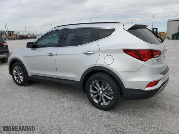 2017 Hyundai Santa Fe Sport 2.0T with VIN 5XYZUDLA3HG413463, listed as a Copart auction lot 50552885 with NaN miles and Clean Title. Bid and sale history available at carsss.com. Image 2.
