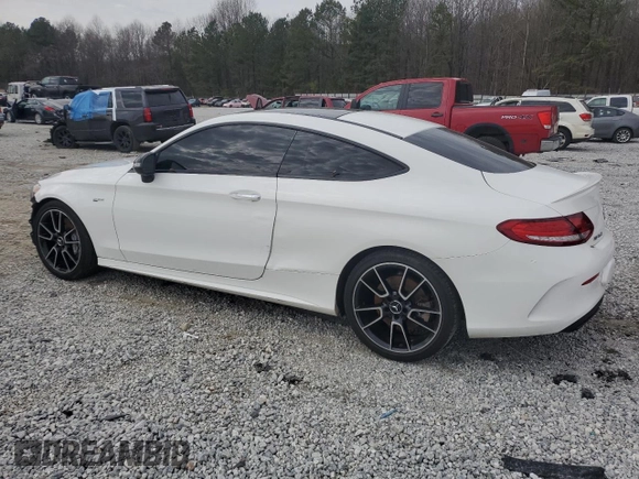 2017 Mercedes-Benz C 43 AMG with VIN WDDWJ6EB5HF445093, listed as a Copart auction lot 42627485 with 86,582 mi miles and Salvage Title. Bid and sale history available at carsss.com. Image 2.