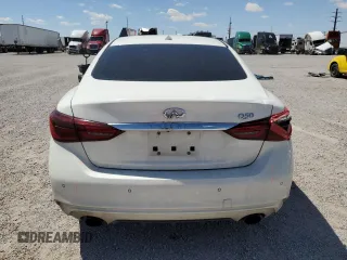 2021 Infiniti Q50 Luxe z VIN JN1EV7BPXMM702581, wystawiony jako Copart lot #55493965 z przebiegiem 109 444 mil mil oraz Szkoda całkowita • Salvage title. Historia ofert i sprzedaży dostępna na DreamBid. Obrazek 6.