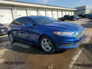 2018 Ford Fusion SE with VIN 3FA6P0H77JR188708, listed as a Copart auction lot 47030095 with 141,050 mi miles and Salvage Title. Bid and sale history available at DreamBid. Image 4.