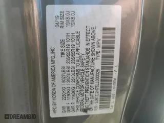2020 Acura RDX w/Advance Pkg with VIN 5J8TC2H76LL000025, listed as a Copart auction lot 48022725 with 161,677 mi miles and Salvage Title. Bid and sale history available at carsss.com. Image 13.