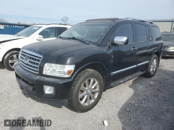 2009 Infiniti QX56 with VIN 5N3AA08DX9N904417, listed as a Copart auction lot 83035734 with 181,989 mi miles and Clean Title. Bid and sale history available at carsss.com. Image 1.
