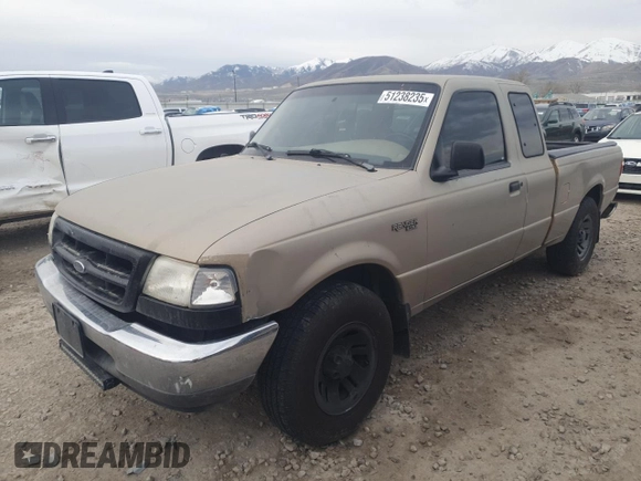 1999 Ford Ranger XL with VIN 1FTYR14V6XPB49132, listed as a Copart auction lot 51238235 with 133,846 mi miles and Salvage Title. Bid and sale history available at carsss.com. Image 1.