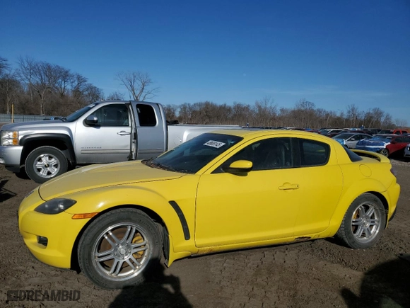 2004 Mazda RX-8 with VIN JM1FE173140109977, listed as a Copart auction lot 48689145 with 96,086 mi miles and Clean Title. Bid and sale history available at carsss.com. Image 1.