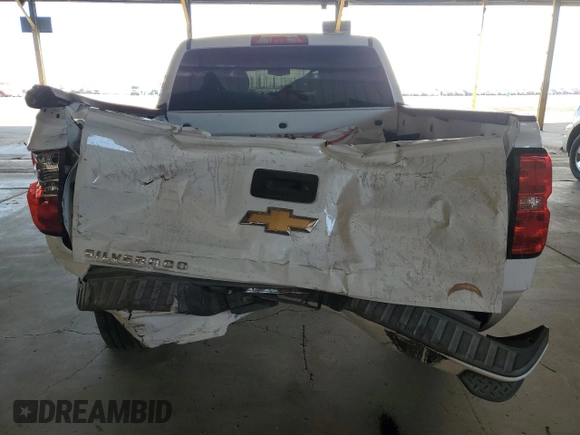 2018 Chevrolet Silverado 1500 Custom with VIN 3GCPCPEH4JG383662, listed as a Copart auction lot 79775984 with 147,850 mi miles and Salvage Title. Bid and sale history available at DreamBid. Image 6.