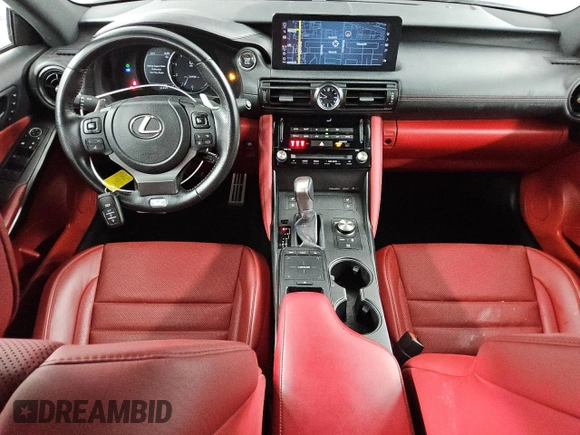 2023 Lexus IS 350 F Sport with VIN JTHGZ1B25P5068895, listed as a Copart auction lot 53993475 with 24,750 mi miles and Clean title. Bid and sale history available at DreamBid. Image 8.