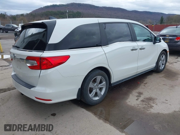 2020 Honda Odyssey EX-L with VIN 5FNRL6H7XLB053197, listed as a IAAI auction lot 41909798 with 37,702 mi miles. Bid and sale history available at carsss.com. Image 4.