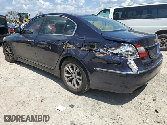 2013 Hyundai Genesis 3.8L with VIN KMHGC4DD0DU210280, listed as a Copart auction lot 72359714 with 208,697 mi miles and Salvage Title. Bid and sale history available at carsss.com. Image 2.
