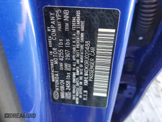 2024 Hyundai Elantra N with VIN KMHLW4DK0RU020488, listed as a Copart auction lot 46650535 with 13,306 mi miles and Salvage Title. Bid and sale history available at carsss.com. Image 12.