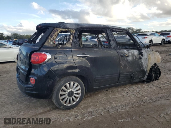 2014 FIAT 500L Easy with VIN ZFBCFABH8EZ023813, listed as a Copart auction lot 85785884 with Not Provided miles and Non Repairable. Bid and sale history available at DreamBid. Image 3.
