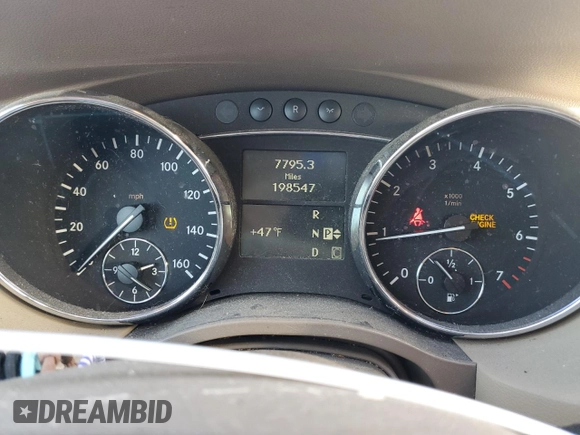 2008 Mercedes-Benz R-Class 3.5L with VIN 4JGCB65E48A067538, listed as a Copart auction lot 89181515 with 198,547 mi miles and Non Repairable. Bid and sale history available at carsss.com. Image 9.