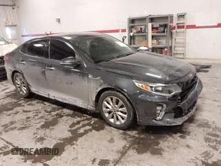 2018 Kia Optima LX with VIN 5XXGT4L30JG241236, listed as a IAAI auction lot 41612332 with 73,494 mi miles. Bid and sale history available at carsss.com. Image 1.