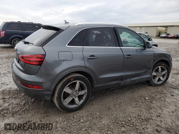 2015 Audi Q3 Premium Plus with VIN WA1BFCFSXFR008042, listed as a Copart auction lot 84424814 with 98,811 mi miles and Clean title. Bid and sale history available at DreamBid. Image 3.