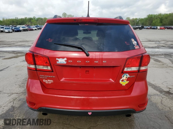 2015 Dodge Journey SXT with VIN 3C4PDDBG3FT749519, listed as a Copart auction lot 55326965 with 228,210 mi miles and Salvage Title. Bid and sale history available at DreamBid. Image 6.