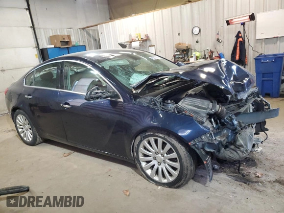 2012 Buick Regal Premium 1 with VIN 2G4GS5EK5C9182784, listed as a Copart auction lot 61051135 with Not provided miles and Non repairable. Bid and sale history available at DreamBid. Image 4.