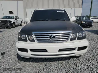 2006 Lexus LX 470 with VIN JTJHT00W564011069, listed as a Copart auction lot 54151835 with 381,667 mi miles and Clean Title. Bid and sale history available at carsss.com. Image 5.