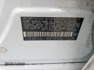 2019 Lexus IS 300 z VIN JTHBA1D20K5093050, wystawiony jako Copart lot #59105365 z przebiegiem 121 666 mil mil oraz Szkoda całkowita • Salvage title. Historia ofert i sprzedaży dostępna na DreamBid. Obrazek 12.