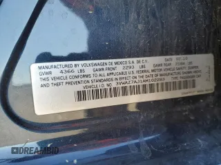 2010 Volkswagen Jetta Limited Edition с VIN 3VWAZ7AJ1AM102283, выставлен на аукционе Copart как лот 44348575 с пробегом 125 463 миль миль и Списание • Salvage title. История ставок и продаж доступна на DreamBid. Изображение 13.